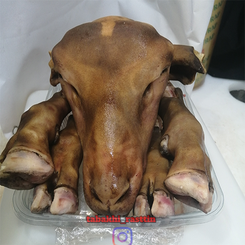 تمیز کردن کرم کله پاچه